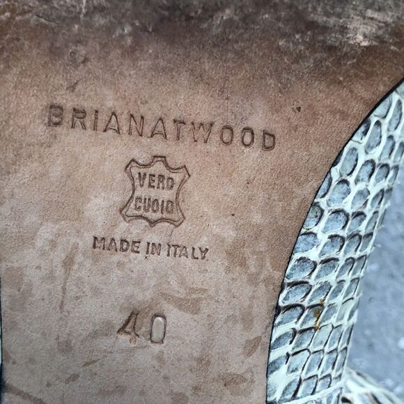 Brian Atwood Faux snake - Picture 7 of 11